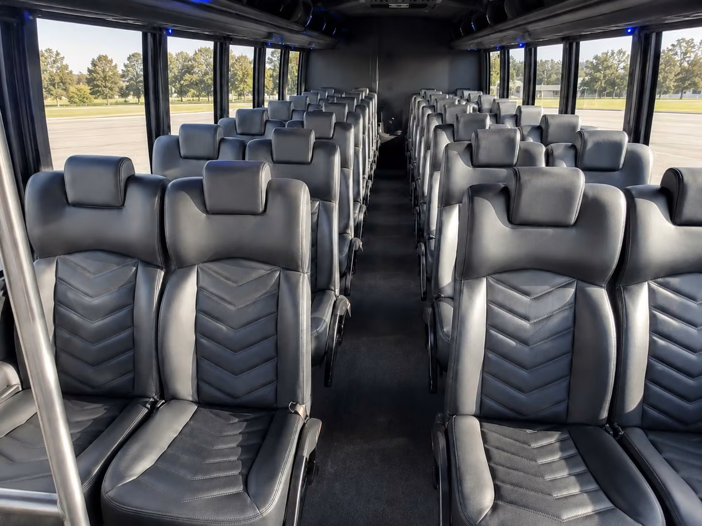 15 passenger minibus inside
