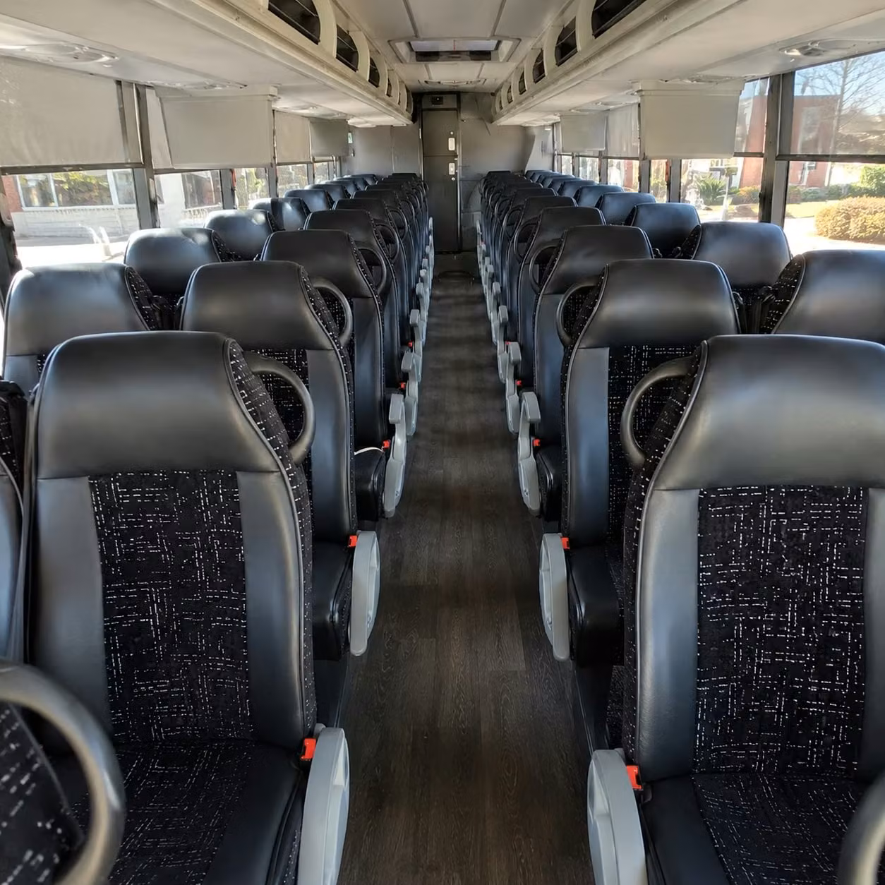 baton rouge charter bus interior