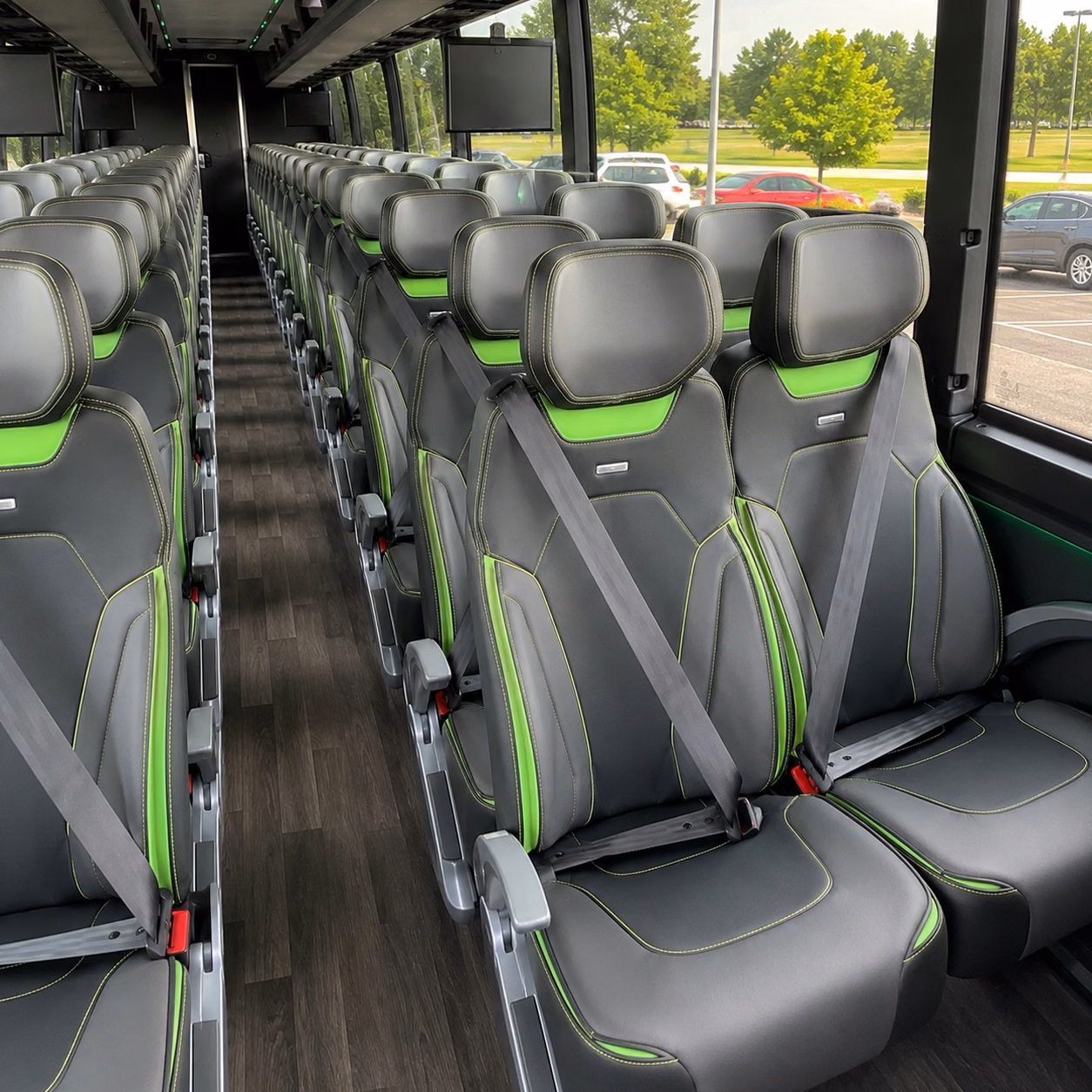 baton rouge charter bus rental inside