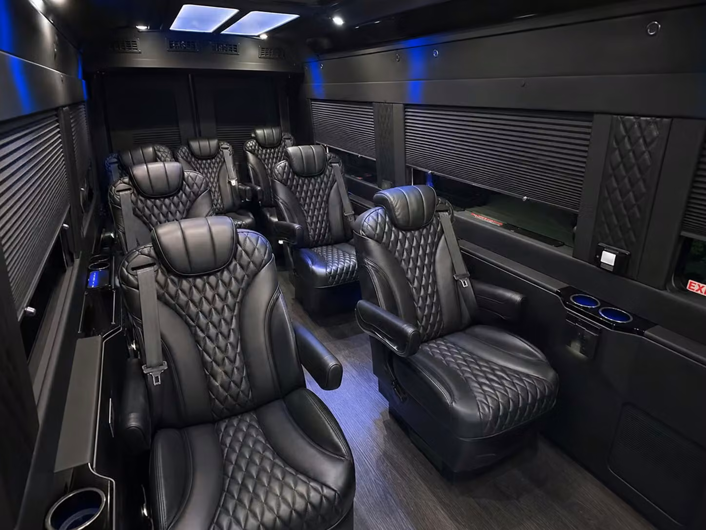 sprinter van with driver interior